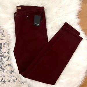 NWT Burgundy Joe's Jeans Skinny Jeans Sz 33